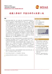 保险机构2018年第三季度持仓情况分析：连续三季持平 市值为两年以来第二低