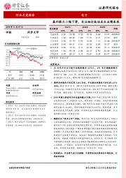 电子行业月度报告：盈利能力小幅下滑，关注细分板块龙头业绩表现