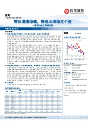 医药行业三季报总结：整体增速稳健，精选业绩稳定个股