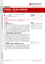 糖尿病行业专题报告：群雄逐鹿，掘金高成长慢病领域