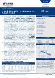 航空运输10月数据点评:行业旅客量两位数增长,三大航整体连续三个月客座率同比提升