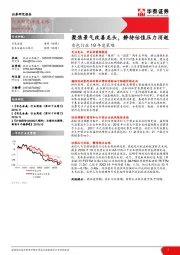 有色行业19年度策略：聚焦景气改善龙头，静待估值压力消逝