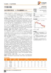 交通运输行业研究周报：油价回调利好航空，10月快递量增速26.6%
