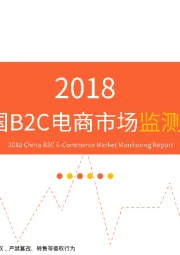 2018中国B2C电商市场监测报告