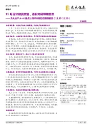 光大地产A+H重点公司样本库动态跟踪报告：11月房企融资放量，港股内房领跑恒生