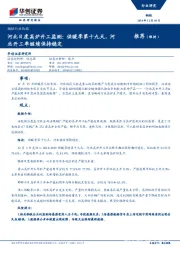 钢铁行业快报：河北日度高炉开工监测：供暖季第十九天，河北开工率继续保持稳定
