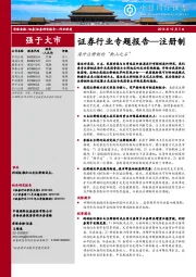 证券行业专题报告：注册制海外注册制的“他山之石”