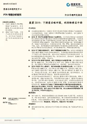 PTA专题分析报告：展望2019：下游需求略回落，利润转移至中游