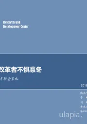 化工行业2019年投资策略：供给侧真改革者不惧凛冬