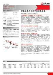 新能源乘用车11月销量点评：新能源乘用车逆市保持高增速