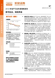 2019年地产行业年度策略报告：防守反击，伺机而动