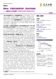 基础化工行业周报:煤焦油、环氧丙烷继续反弹,原油市场重挫