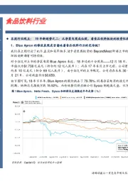 卓越推：食品饮料行业