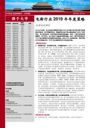 电新行业2019年年度策略：风景这边独好