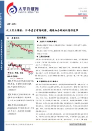 化工行业周报：19年需求有待观察，精选细分领域的隐形冠军