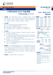 计算机行业周报：计算机板块2018年报前瞻