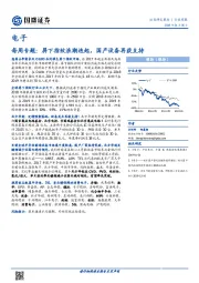 电子每周专题：屏下指纹浪潮迭起，国产设备再获支持