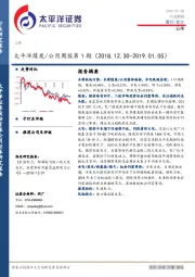 太平洋煤炭/公用周报第1期