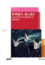 2018年普华永道体育行业调查报告：转型迷失，拨云见日