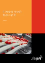 中国食品行业的挑战与转变