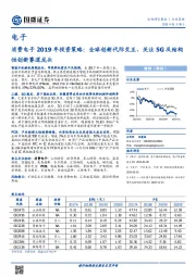 消费电子2019年投资策略：全球创新代际交互、关注5G及结构性创新赛道龙头