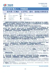钢铁集团专题之一：河钢集团-国内第二大钢企、立足华北，盈利、获现能力持续夯实