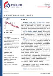 化工2019年投资策略：周期退潮，布局成长