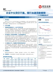 银行行业研究：12月金融数据点评-企业中长贷仍不振，银行加速贷款核销