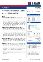 电子元器件行业周报：半导体台积电Q1疲软待库存去化，消费电子OPPO、小米屏幕指纹技术升级
