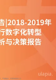银行业：2018-2019年中国银行数字化转型深度分析与决策报告