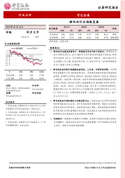 有色金属行业点评：锂电池行业指数复盘