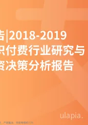 文化娱乐：中国知识付费行业研究与商业投资决策分析报告