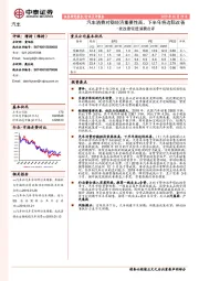 汽车行业点评报告：发改委促进消费点评：汽车消费对稳经济重要性高，下半年将边际改善