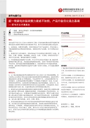 家电行业专题报告：新一轮家电补贴政策力度或不如前，产品升级优化是主基调