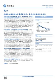 电子：OLED持续渗透+折叠屏新应用，量价齐升驱动行业成长