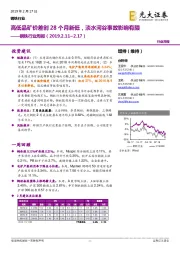 钢铁行业周报:高低品矿价差创28个月新低,淡水河谷事故影响有限