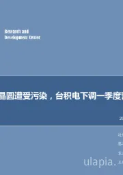 电子行业2019年第8周周报：上万片晶圆遭受污染，台积电下调一季度营收预期