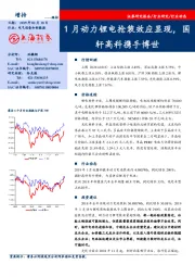 电气设备和新能源行业动态：1月动力锂电抢装效应显现，国轩高科携手博世