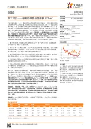 保险行业深度研究：拨云见日——崭新的保险估值体系P/AAV