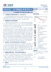 汽车行业：19年数据点评系列之八：2月新能源汽车合格证同比增长43%