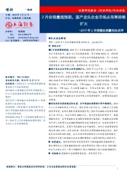 2019年2月挖掘机销量动态点评：2月份销量超预期，国产龙头企业市场占有率持续扩大