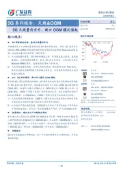 5G系列报告：天线&OGM5G天线量价齐升，新兴OGM模式崛起