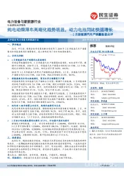 2月新能源汽车产销量数据点评：纯电动乘用车高端化趋势明显，动力电池同比快速增长