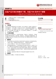 新能源光伏市场跟踪周报：多晶产品市场价格整体下降，单晶PERC组件向下调整