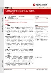 汽车整车行业周度报告:3月第三周零售及批发环比小幅增长