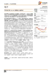 电子行业研究周报：汽车电子和VR/AR创新进入临界点