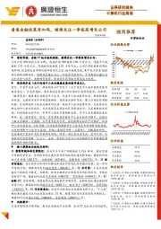计算机行业周报：普惠金融政策再加码，继续关注一季报高增长公司