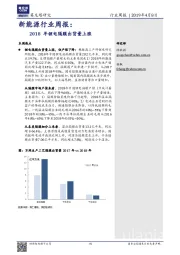 新能源行业周报：2018年锂电隔膜出货量上涨