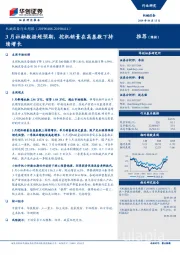 机械设备行业周报：3月社融数据超预期，挖机销量在高基数下持续增长