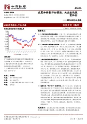 锂电池行业月报：政策和销量符合预期，关注板块投资机会